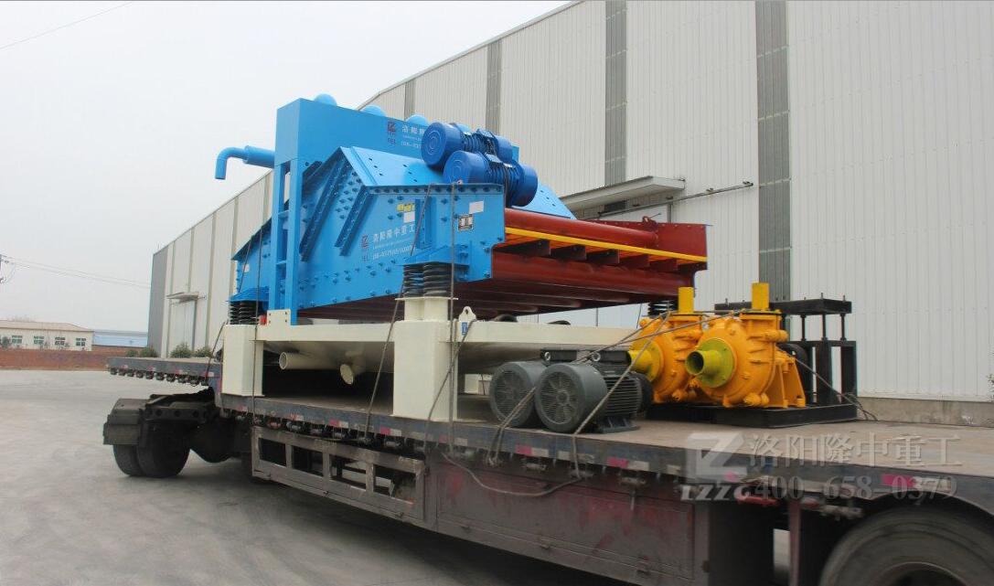 .型脫水型細沙回收機發(fā)貨