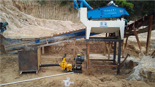 細沙回收機現(xiàn)場