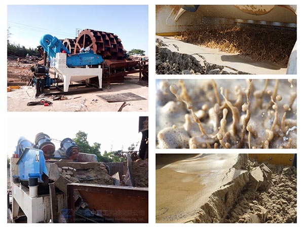 細(xì)沙回收機出砂效果圖